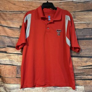 Texas Tech Red Raiders NCAA L Men's Red Polo Shirt - College Football Fan Gear